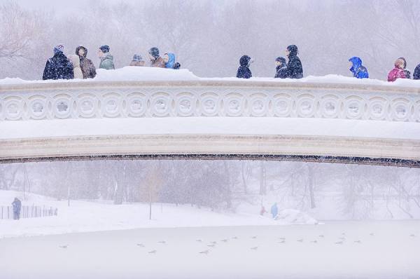 Photograph Mitchell Funk Frozen Bridge on One Eyeland